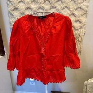 Madewell Swiss dot Blouse Medium NWOT